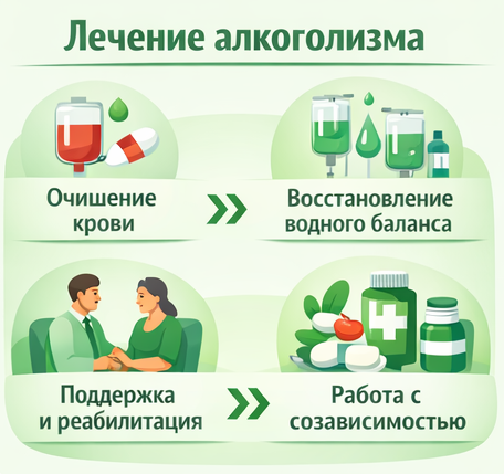 лечение алкоголизма в Завитинске этапы